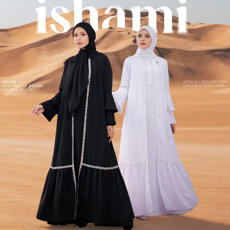 TERMURAH ISHAMI 37 ETHICA GAMIS COCOK UNTUK OUTFIT LEBARAN, HAJI DAN UMROH KEKINIAN