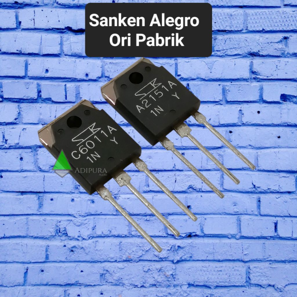 Transistor Final Sanken Alegro C6011A A2151A Plat Buram Ori Pabrik