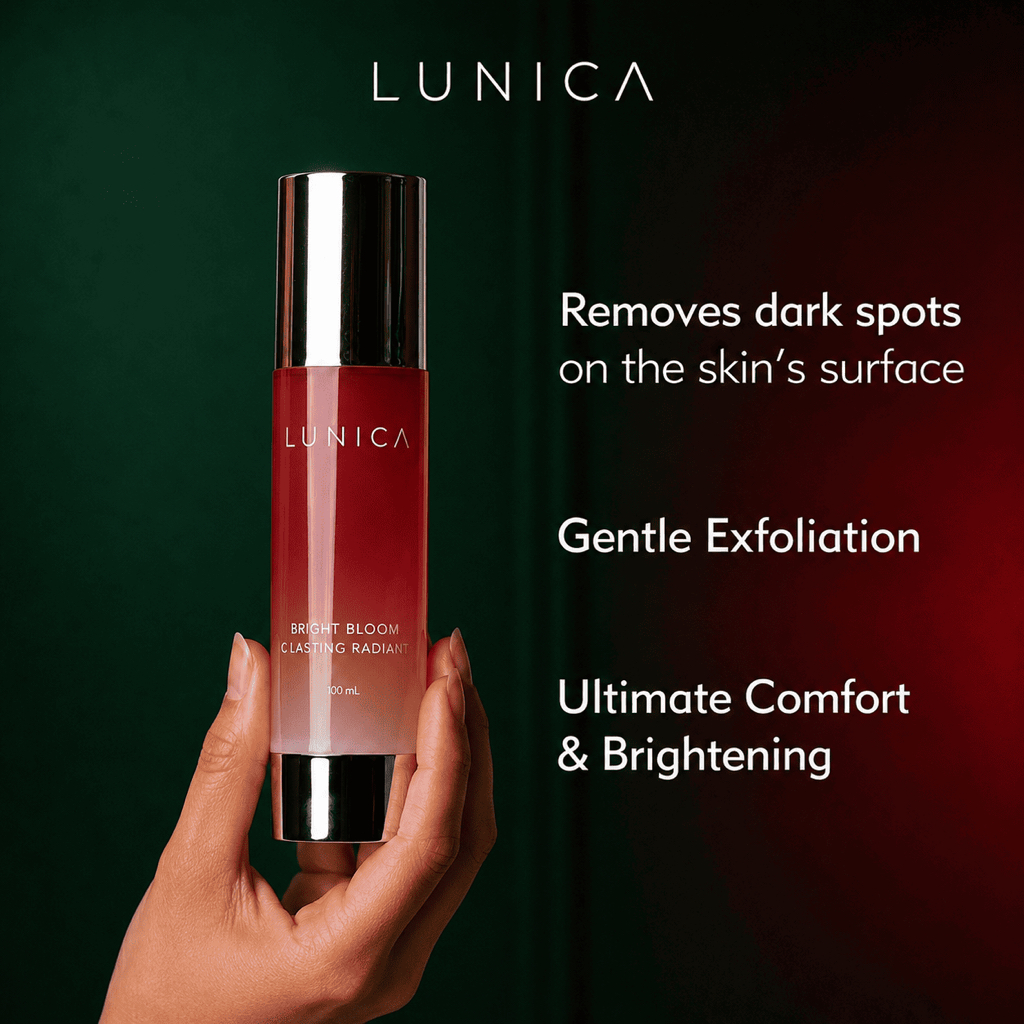 Toner Mencerahkan LUNICA Bright Bloom - C Lasting Radiant | Toner Pemutih Wajah Glowing Ampuh BPOM