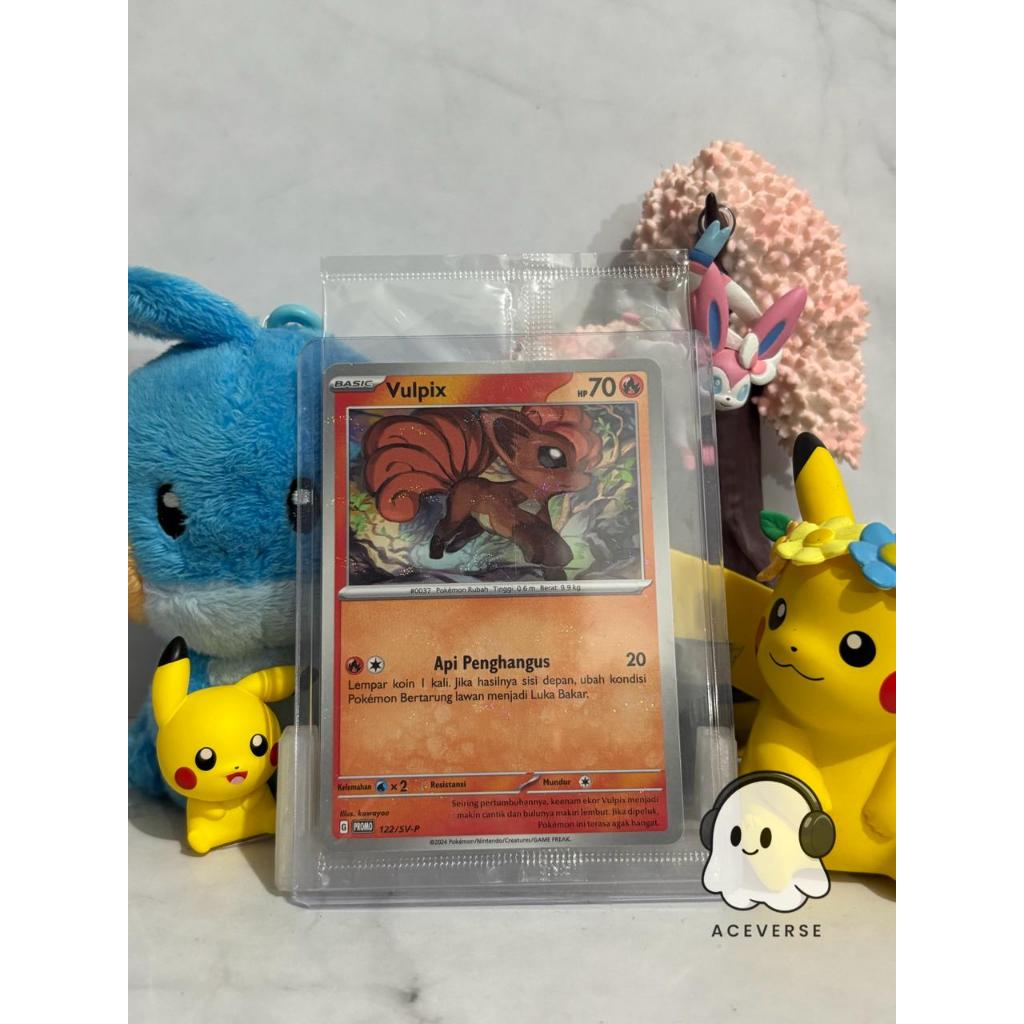 Vulpix Pokeball Holo 122/SV-P - PROMO Kartu Pokemon Indonesia