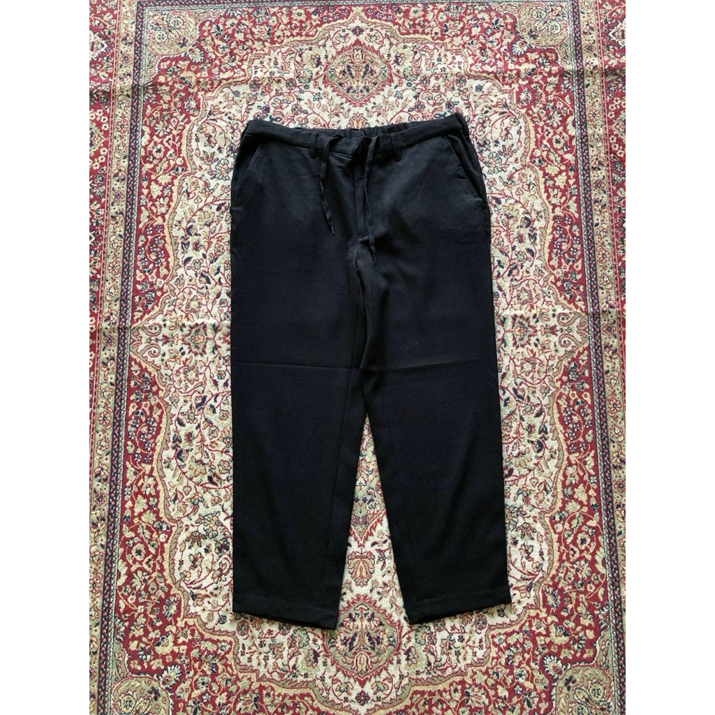 P Gu japan wool ankle work pants