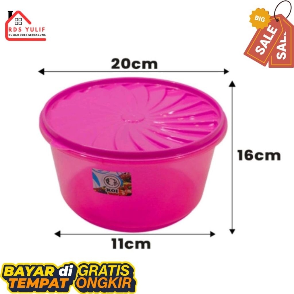 Toples 3 liter/ toples jajan/ toples serbaguna/ toples plastik