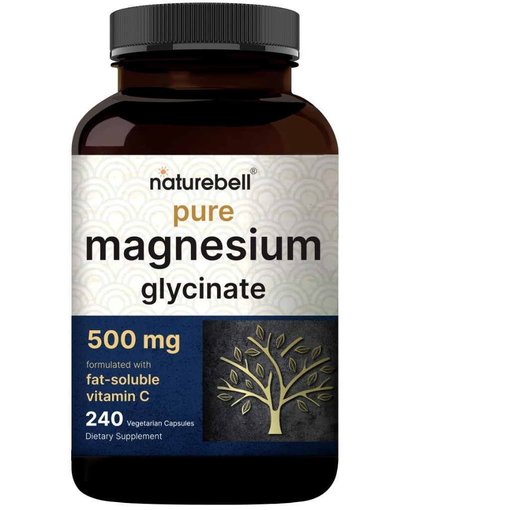 Naturebell Magnesium Glycinate 500mg 240 capsules