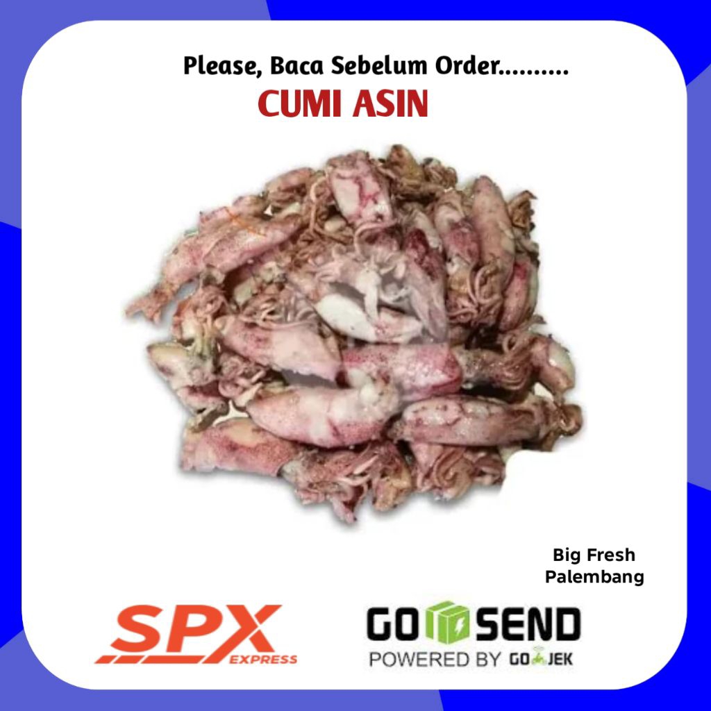Cumi Asin Segar Berkualitas - Toko Sayur Sayuran Segar Palembang Online