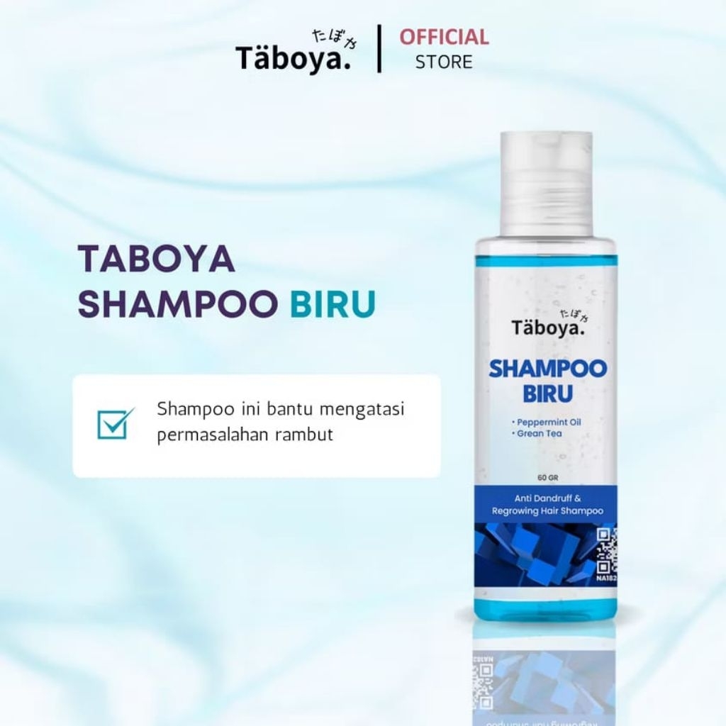 Taboya Shampoo biru - Atasi permasalahan rambut