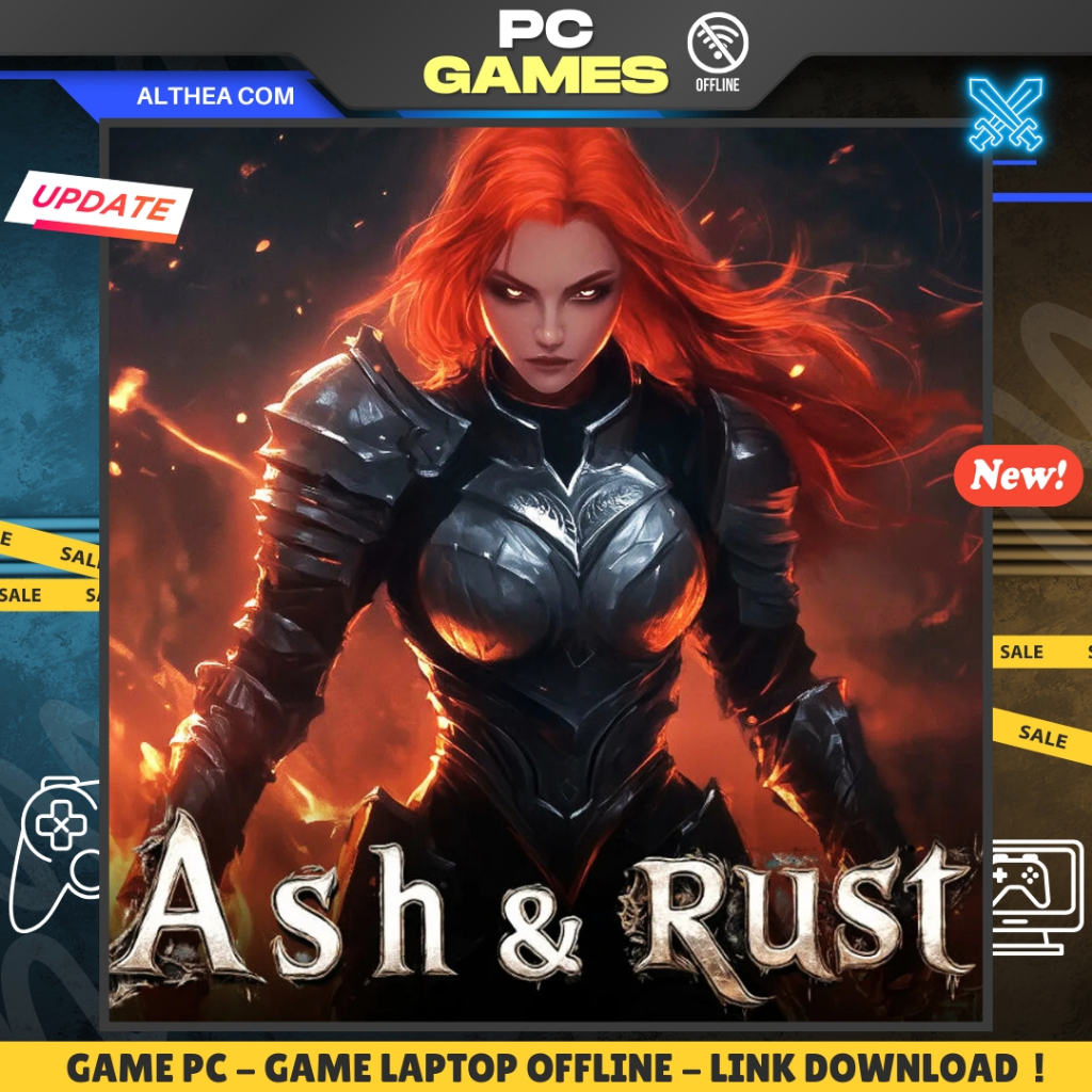 ASH & RUST - SURVIVAL - ADVENTURE - INDIE - GAME PC / LAPTOP - OFFLINE