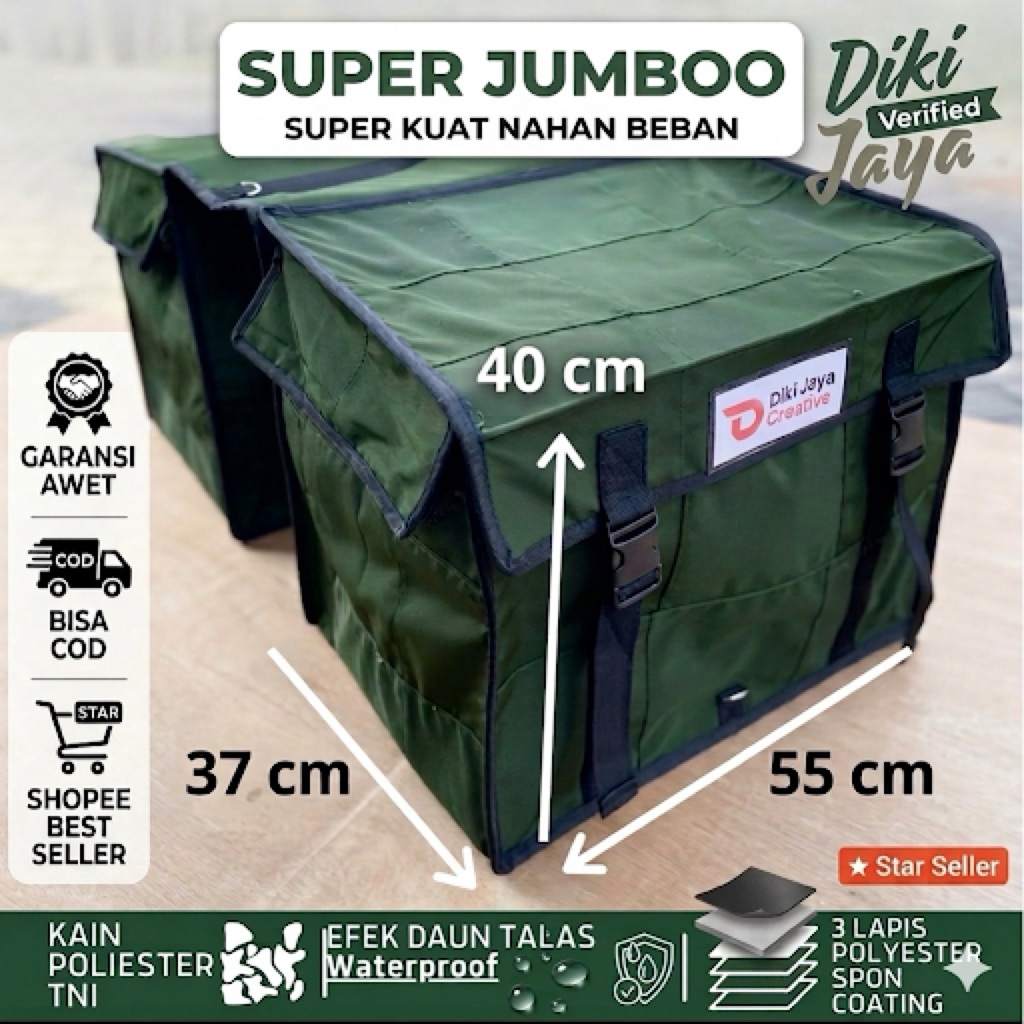 SRANDUL OBROK JUMBO KAIN TNI TAS KURIR DORENG TNI TAS JUMBO / Srandul / Tas OBROK/ Srandul bandat / 