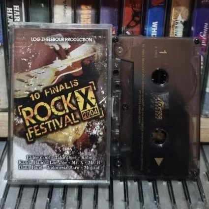 kaset pita 10 FINALIS ROCK FESTIVAL X 2004