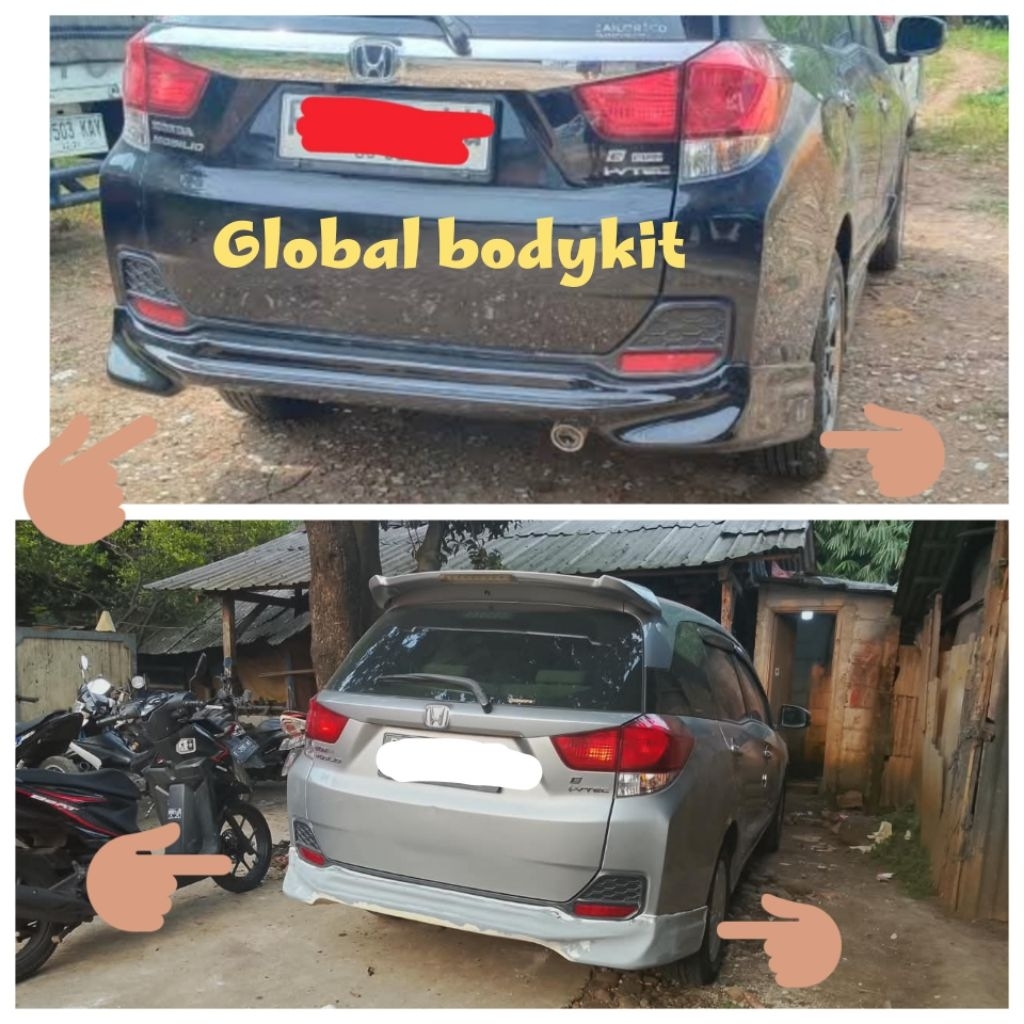 bodykit belakang mobili model mobilio RS