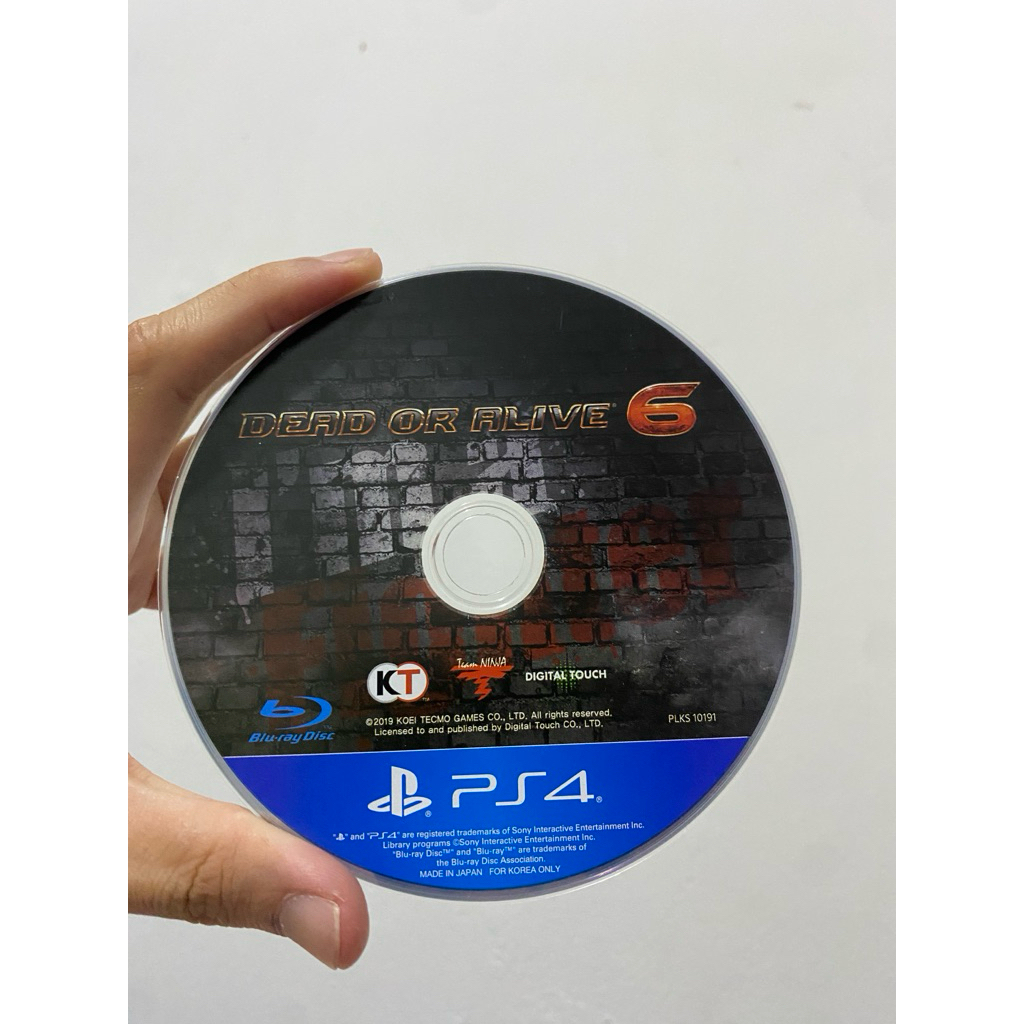 Kaset BD PS4 Dead or Alive 6