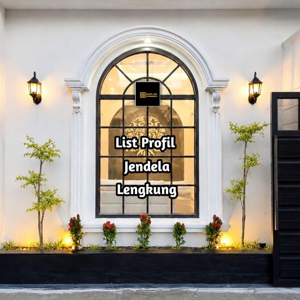 List Profil Beton Jendela Lengkung - Bingkai Jendela Beton Lengkung Klasik { Per 1 Set }