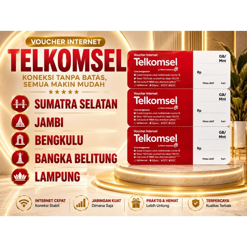 Voucher kosong TELKOMSEL SUMBAGSEL EXP 2027