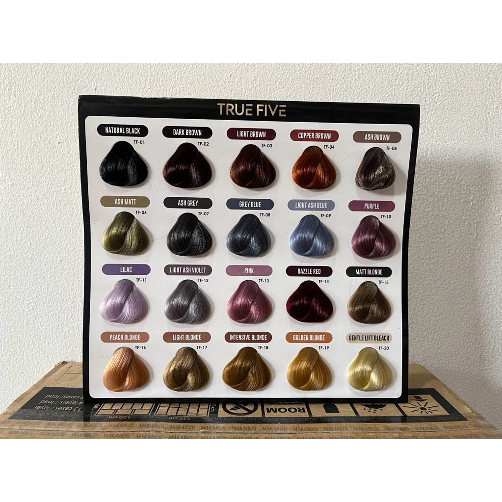 Katalog Warna Cat Rambut True Five Hair Color