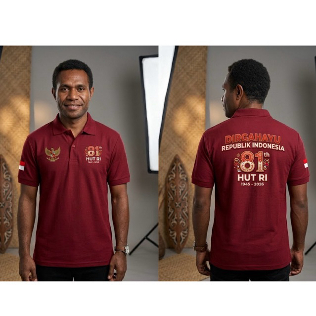 kaos polo kemerdekaan 81th Indonesia / kaos kemerdekaan / kaos polo murah