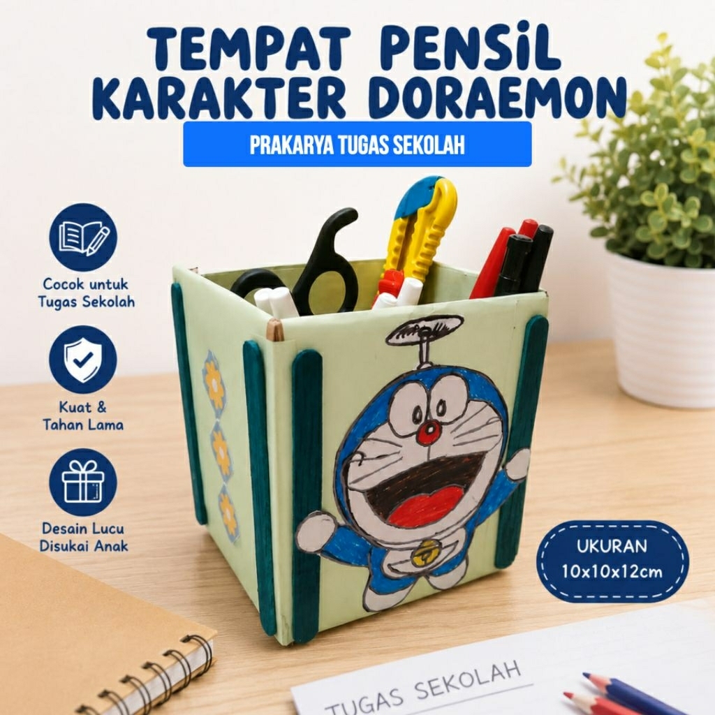 Prakarya Tempat Pensil Tugas Sekolah