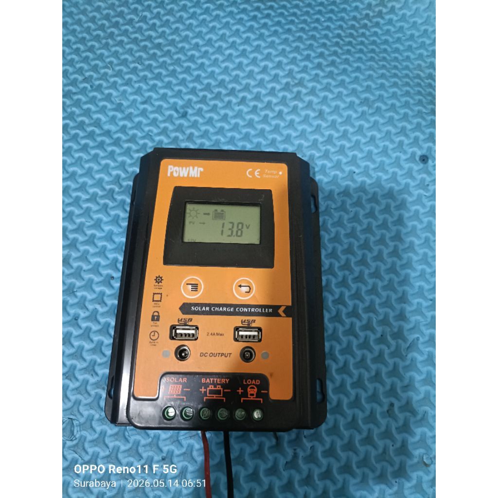 solar charger control panel Surya normal semua tinggal pakay hanya bekas pemakaian saja