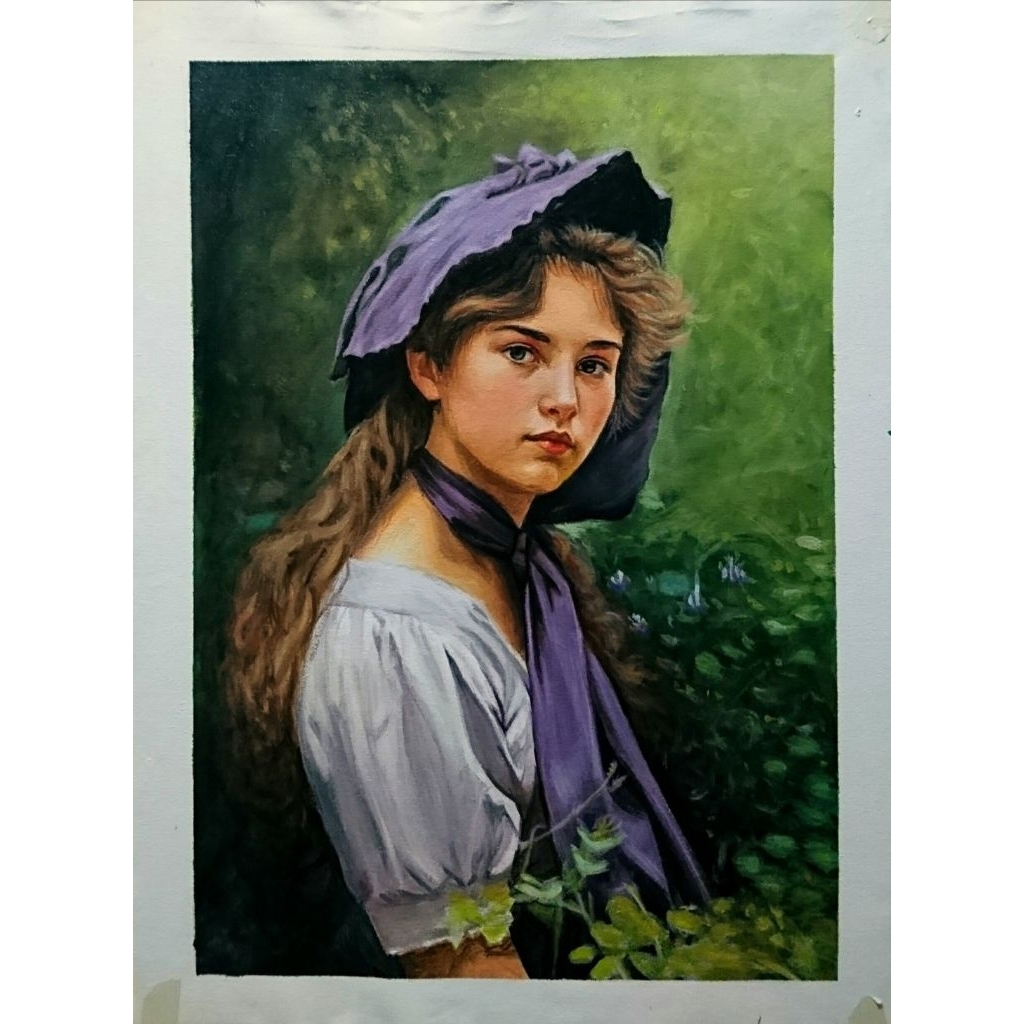 LUKIS WAJAH KANVAS .LUKISAN KANVAS WALLDECOR.PAJANGAN.DINDING.