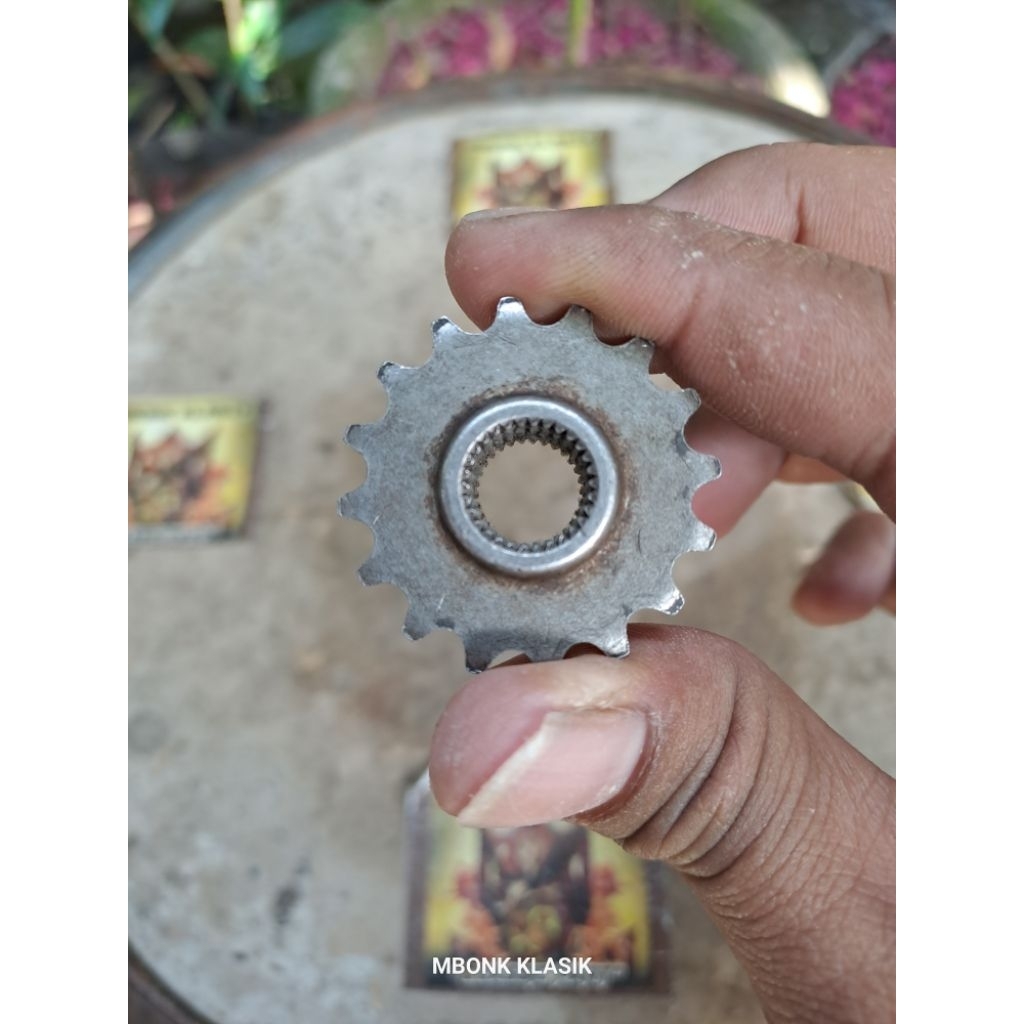 gear gigi dinamo stater honda c50 c70 c700 c800 ORIGINAL gigi gear dinamo starter c50 c70 pispot gir