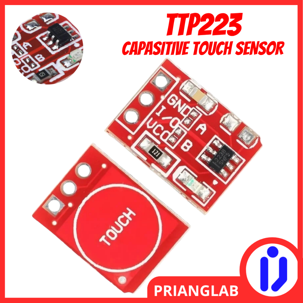 Saklar Sentuh TTP223 Touch Sensor Sentuh Capacitive Module Touch Sensor Capacitive TTP223 Switch Ard
