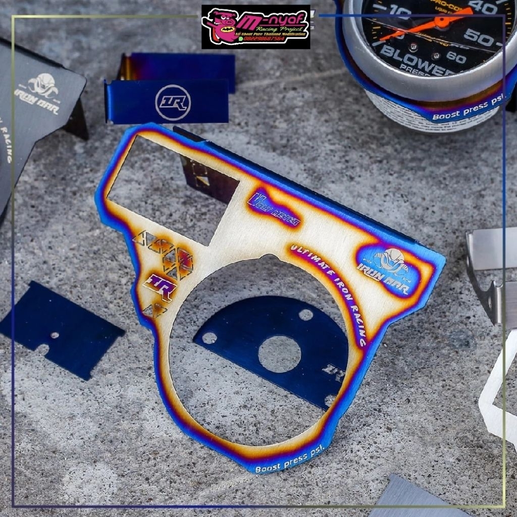 Bracket boost meter + crp meter iron bar
