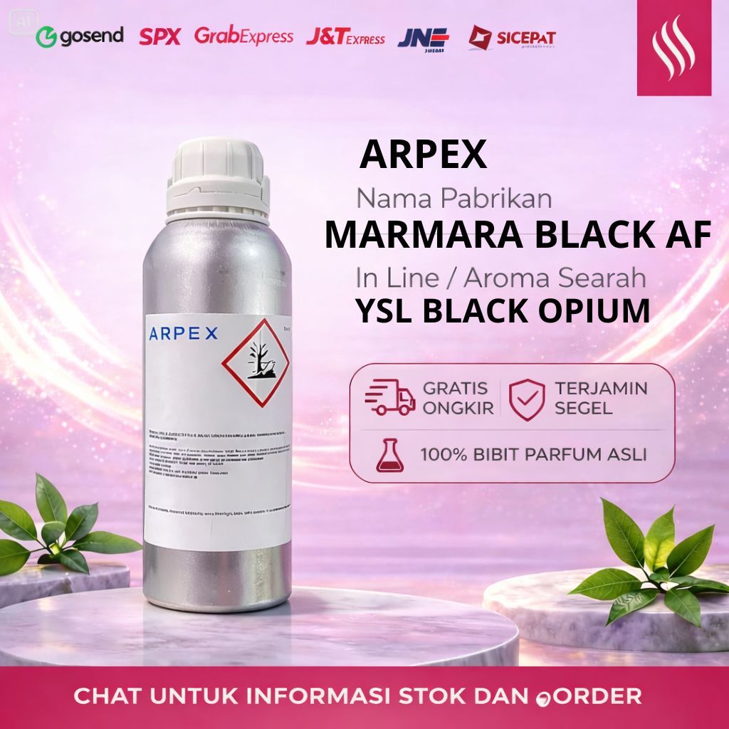 JUAL BIBIT PARFUM ASLI - ARPEX - MARMARA BLACK AF - SUMBARA PARFUM