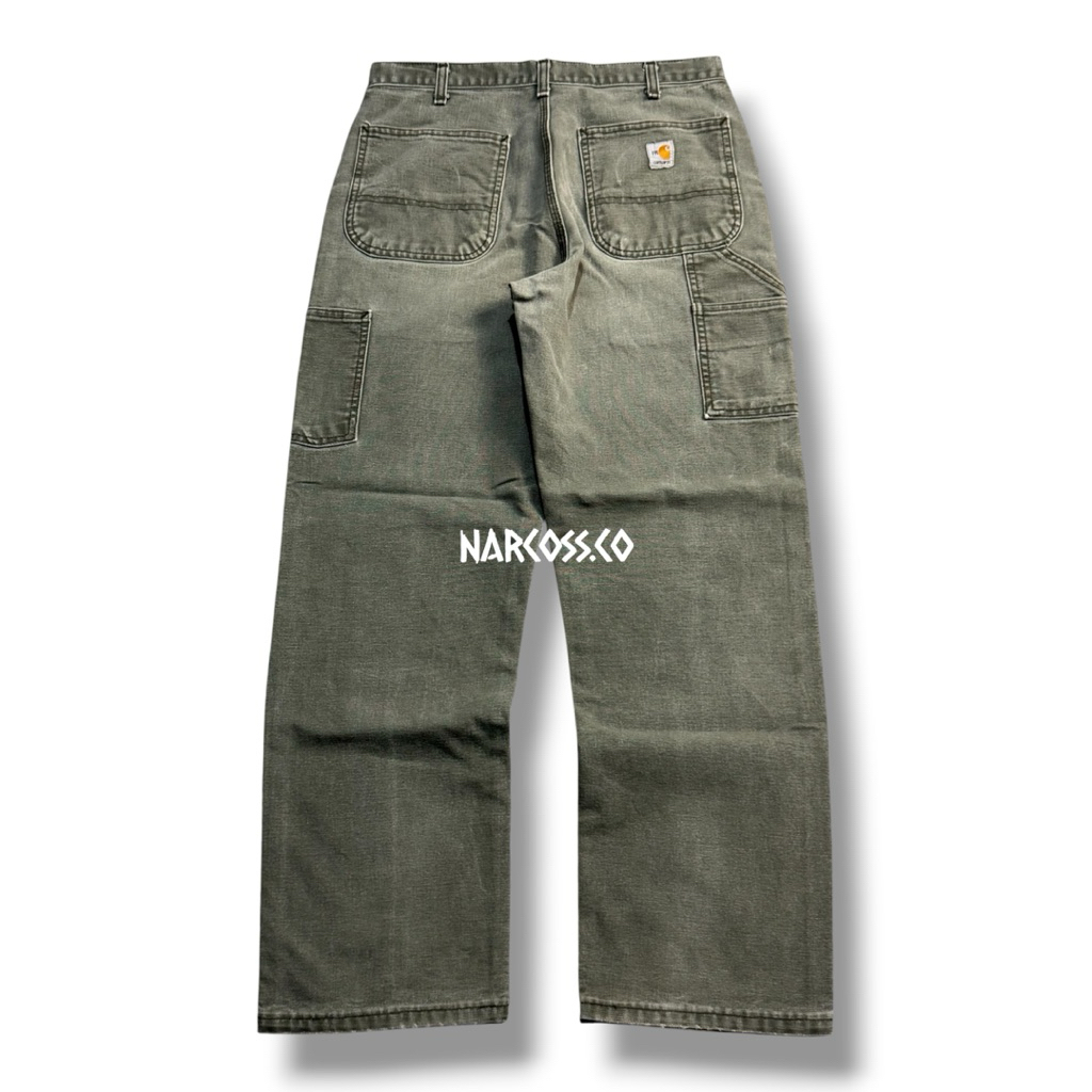 2012' Carhartt Carpenter Pants FRB229 MOS Dungaree Fit Made in Mexico  kode - K513 size 31-32 (32x30