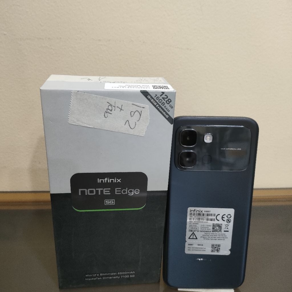 Handphone Infinix note Edge 5G Ram 8 128GB