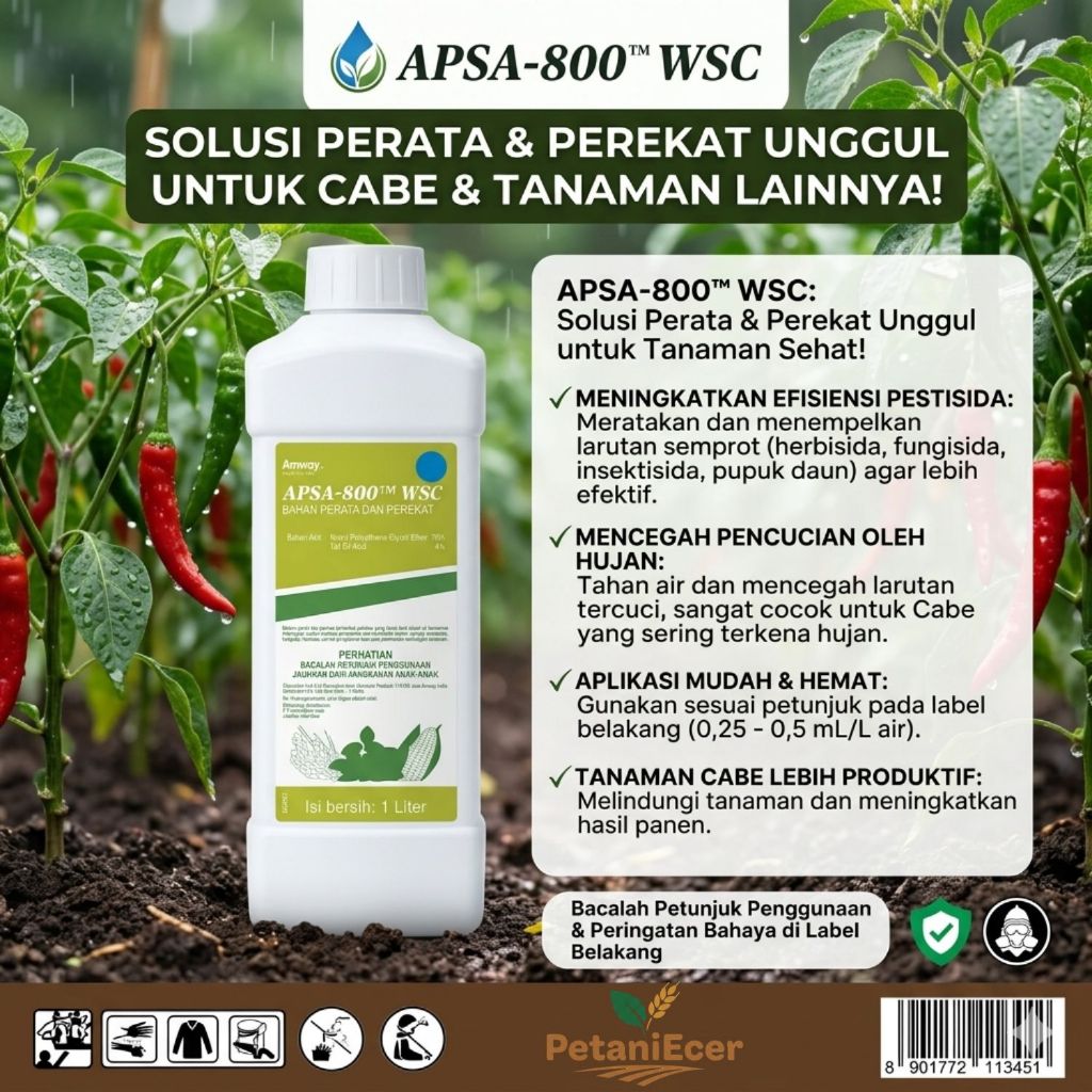 Apsa 800 WSC Bahan Perata, Perekat dan Penembus 1 liter