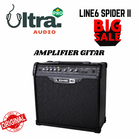 PROMO CUCI GUDANG LINE6 SPIDER II LINE 6 SPIDER 2 GUITAR AMPLIFIER AMPLI GITAR MURAH ORIGINAL