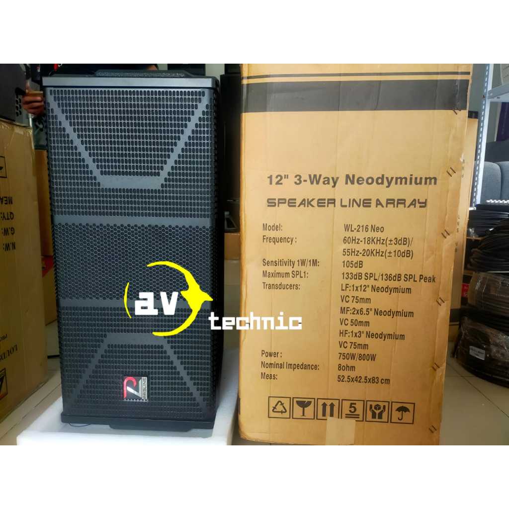 ARAY PASLINE WL-216 NE0 WL-216 Neo Line Array Neodymium - 1 Box