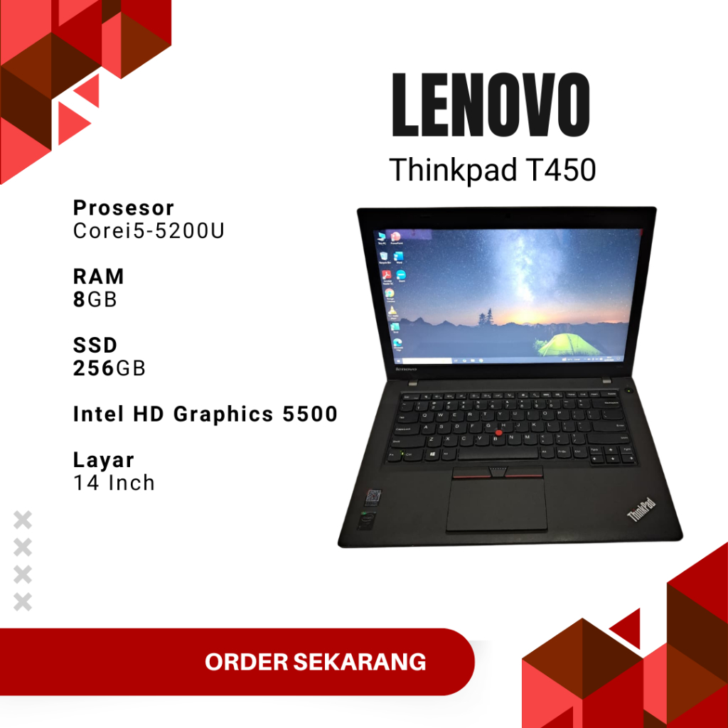 Laptop Lenovo Thinkpad T450