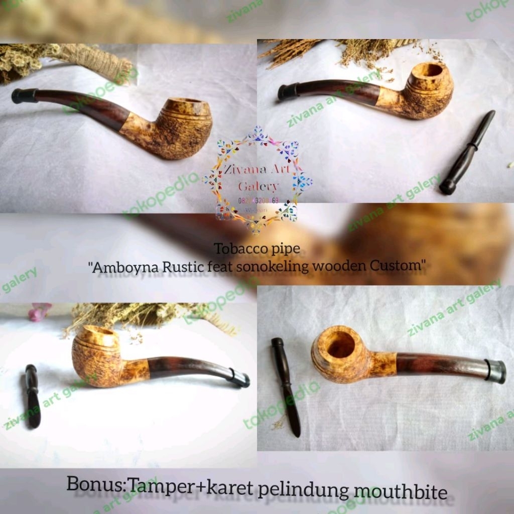 pipa cangklong amboyna Rustic