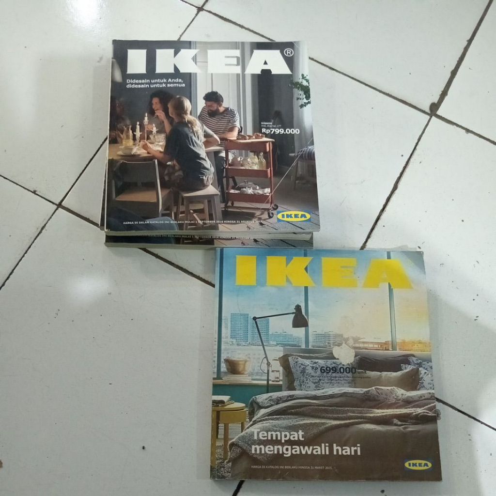 2 KATALOG IKEA 2015/2017 BUKU BEKAS