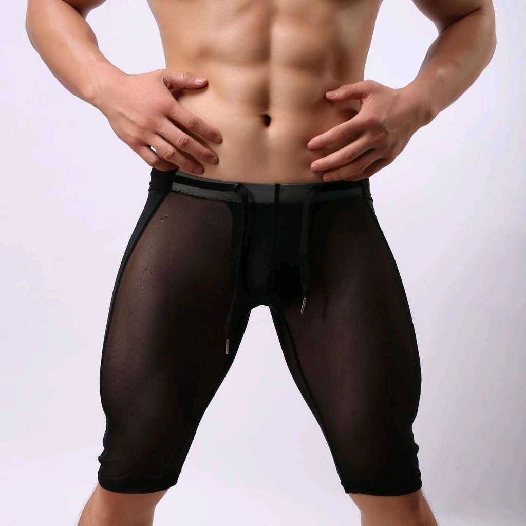 Brave Person Celana Transparan Legging Pria Transparan Original