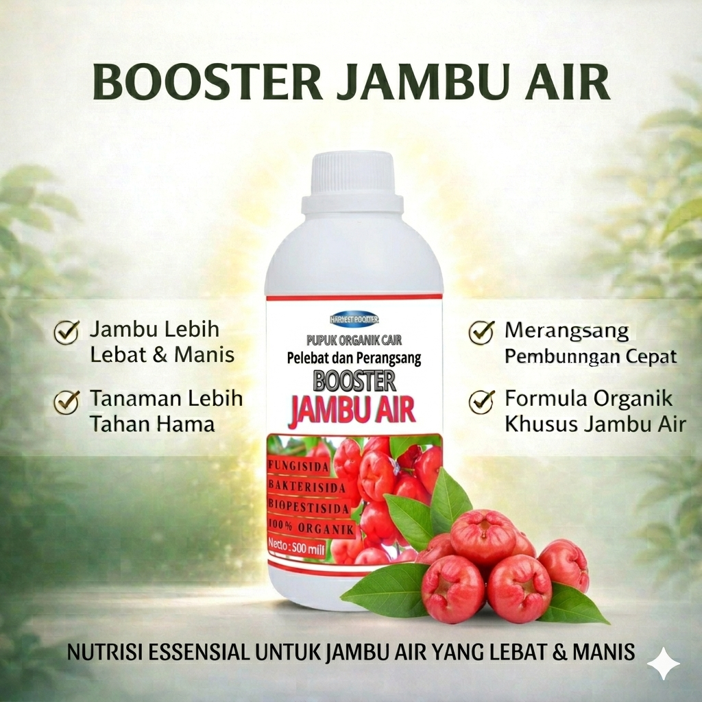 PUPUK BUAH JAMBU AIR / Booster JAMBU AIR / Pupuk buah lebat / Pupuk booster buah JAMBU AIR / pupuk b