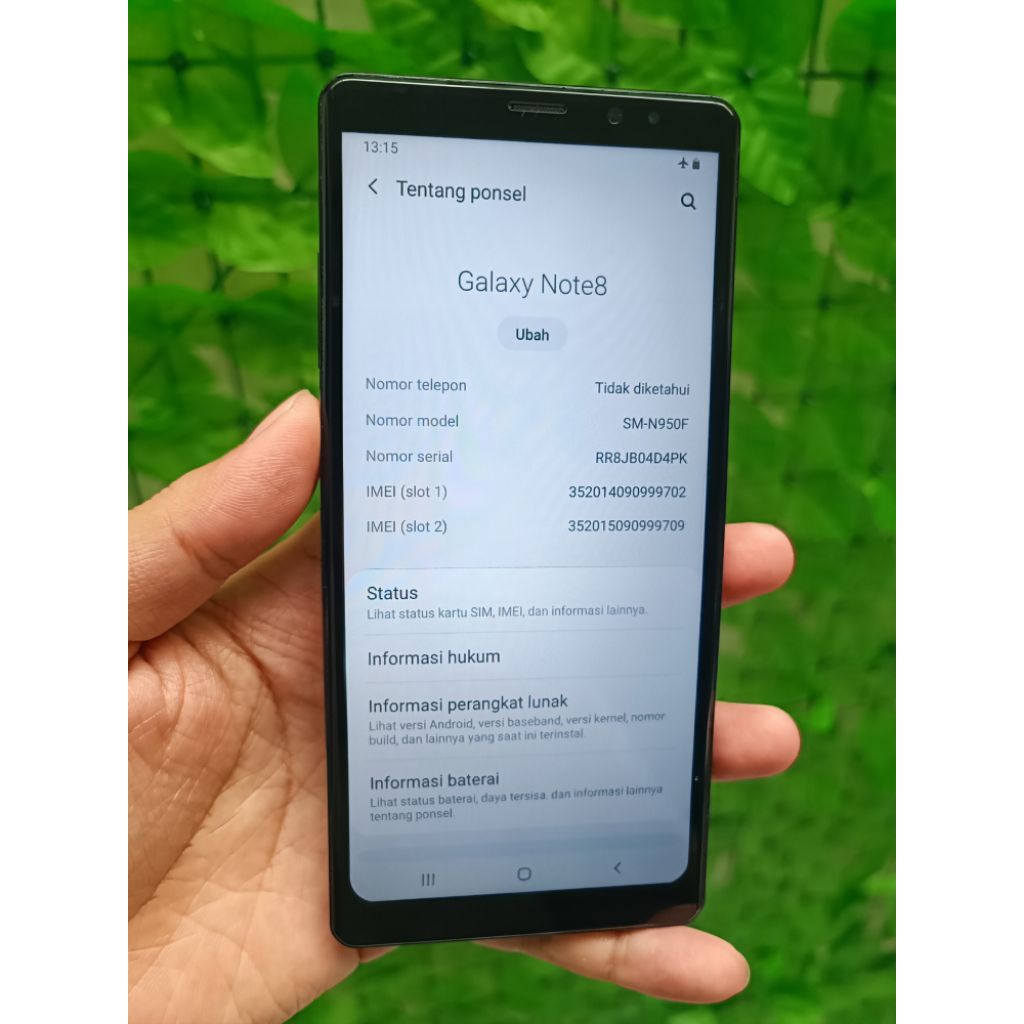 LCD SAMSUNG NOTE 8.
