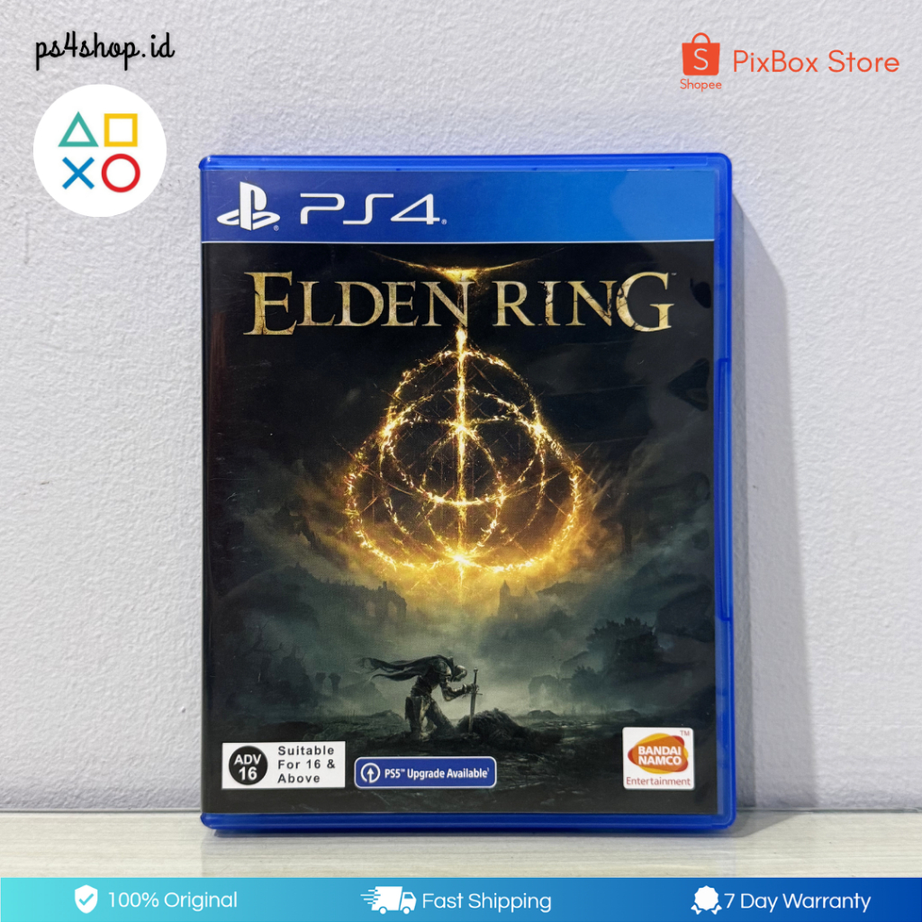 BD Kaset Elden Ring PS4 Second Bekas Original | Game RPG Soulslike Seru PlayStation