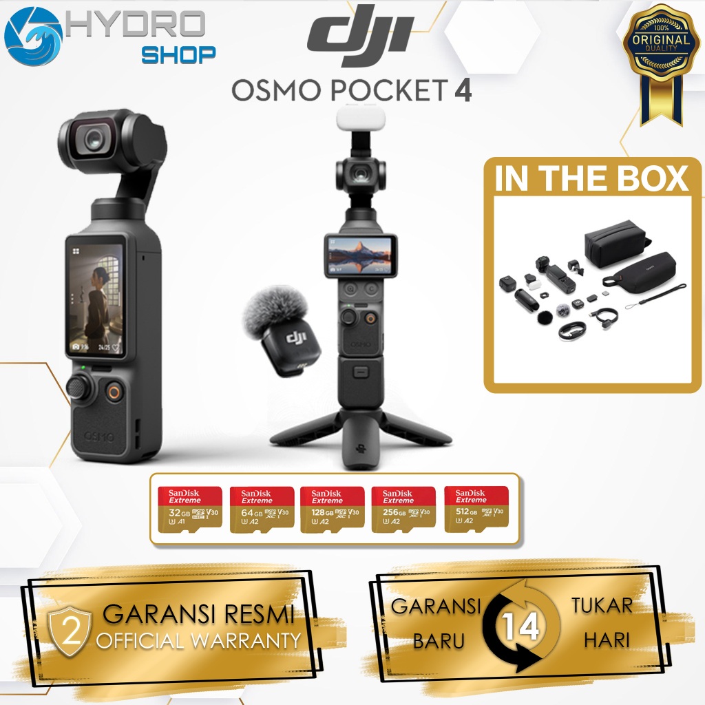 DJI Osmo Pocket 4 Creator Combo / DJI Pocket  4 / DJI Osmo Pocket 4 Standard Combo