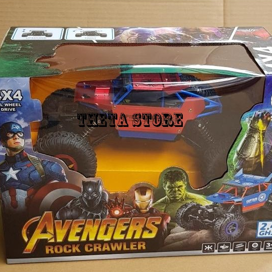 MAINAN ANAK LAKI LAKI MAINAN MOBIL RC 4X4 AVANGERS ROCK CRAWLERS MOBIL REMOTE CONTROL OFFROAD 4WD SC
