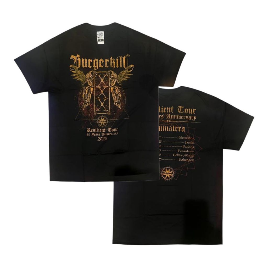 Burgerkill Resilient Tour Sumatera 2025 T-Shirt