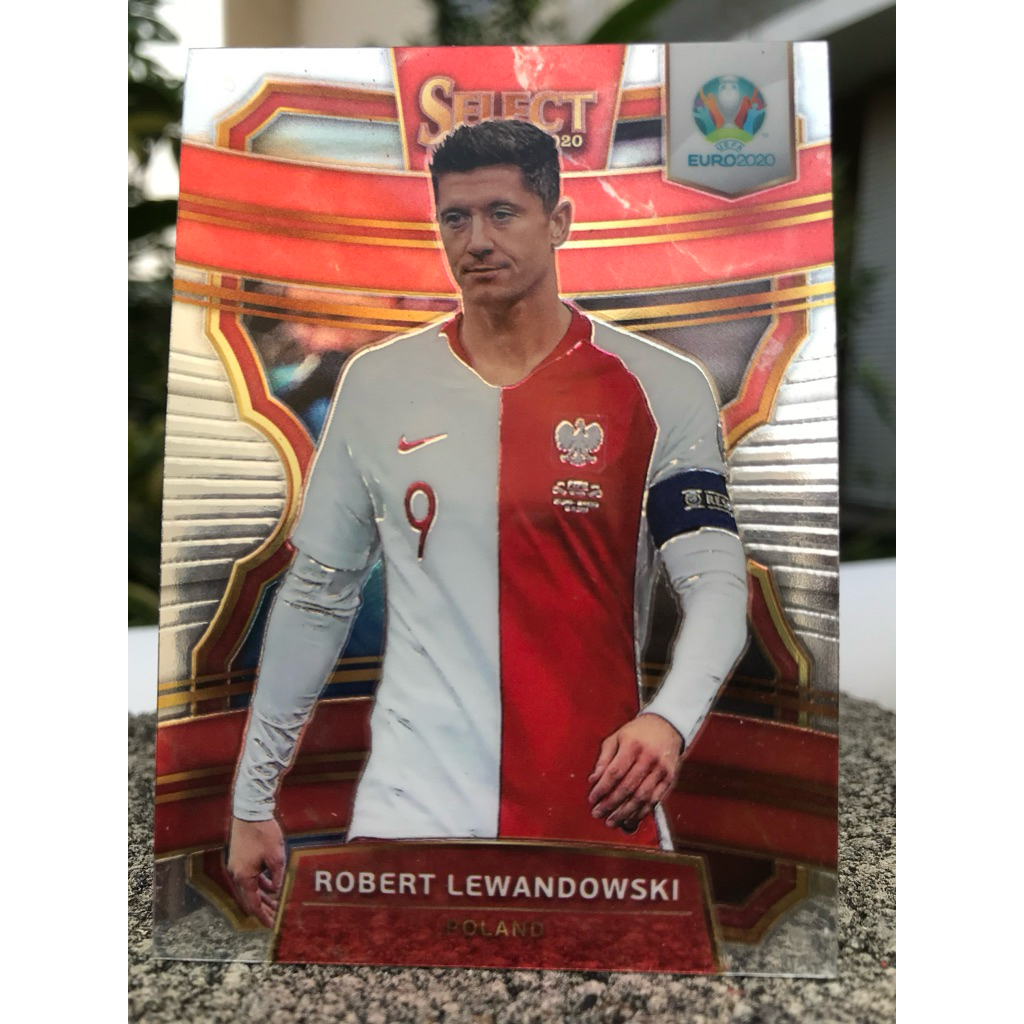 ROBERT LEWANDOWSKI KARTU PANINI SELECT TERRACE UEFA EURO SOCCER CARD