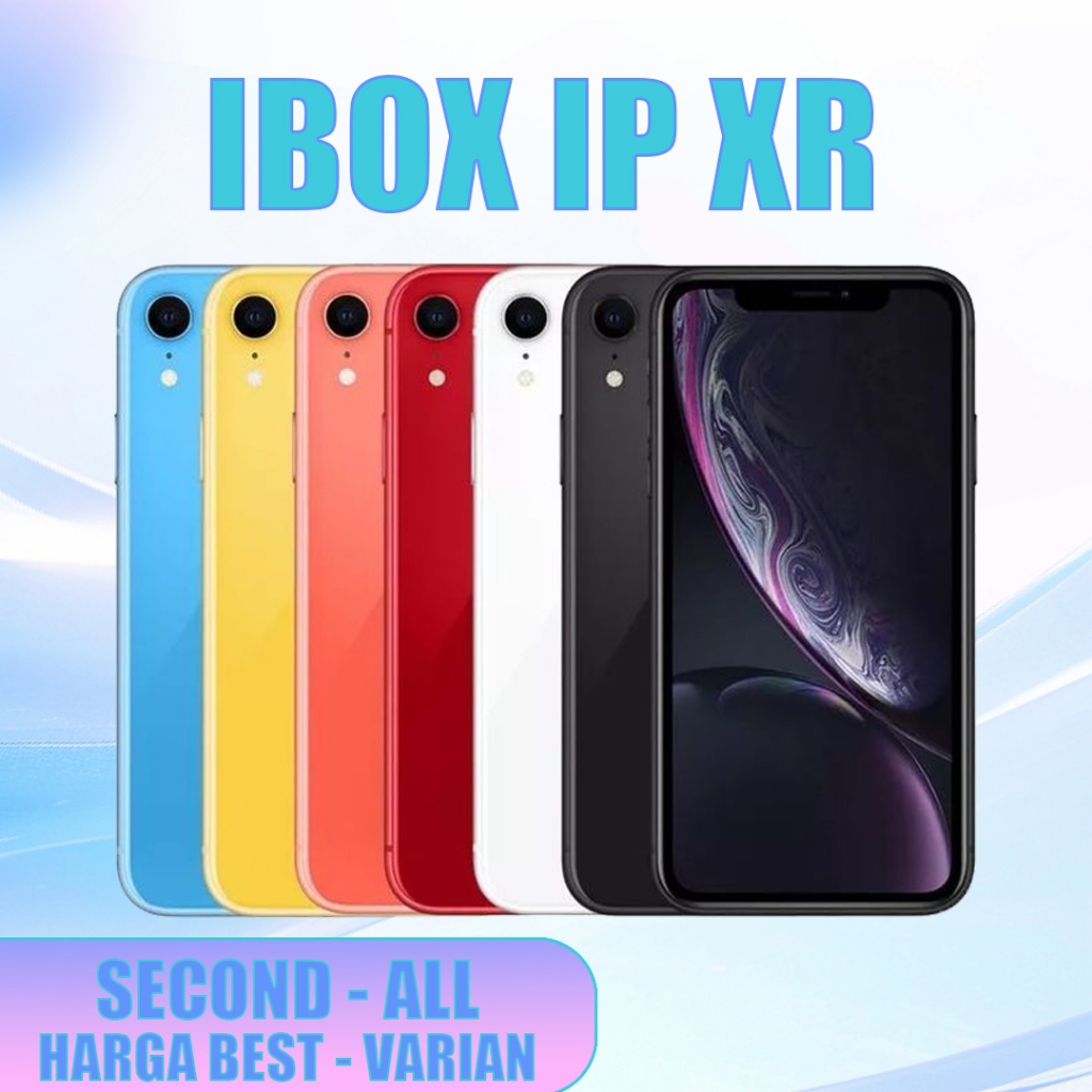IBOX IP XR 128GB/64GB GOOD CONDITIONS FULLSET MULUS SECOND LIKE NEW GOOD BH 95+