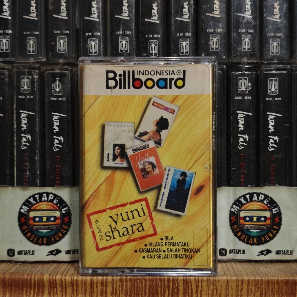 Kaset - Yuni Shara - The Best Of Yuni Shara - Radio Tape - Kaset Pita - Radio - Pemutar Kaset - Retr