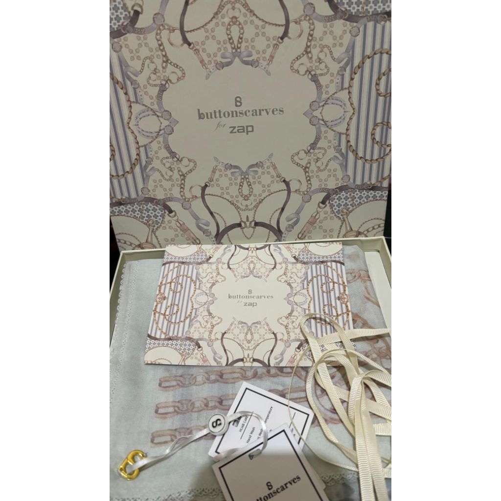 [NEWTAG BOX] Buttonscarves x ZAP La Cordella Limited Edition - Sabbia