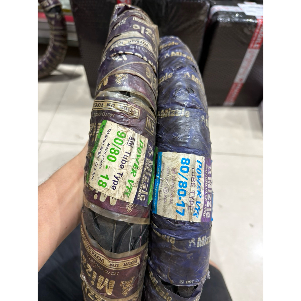 [OBRAL] BAN LUAR MIZZLE TUBELESS DAN TUBETYPE RING 14 17 18 BAN LUAR MIZZLE BAN BARU STOK LAMA