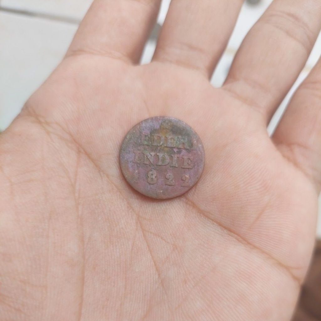 1 cent nederland indie 1822 fine