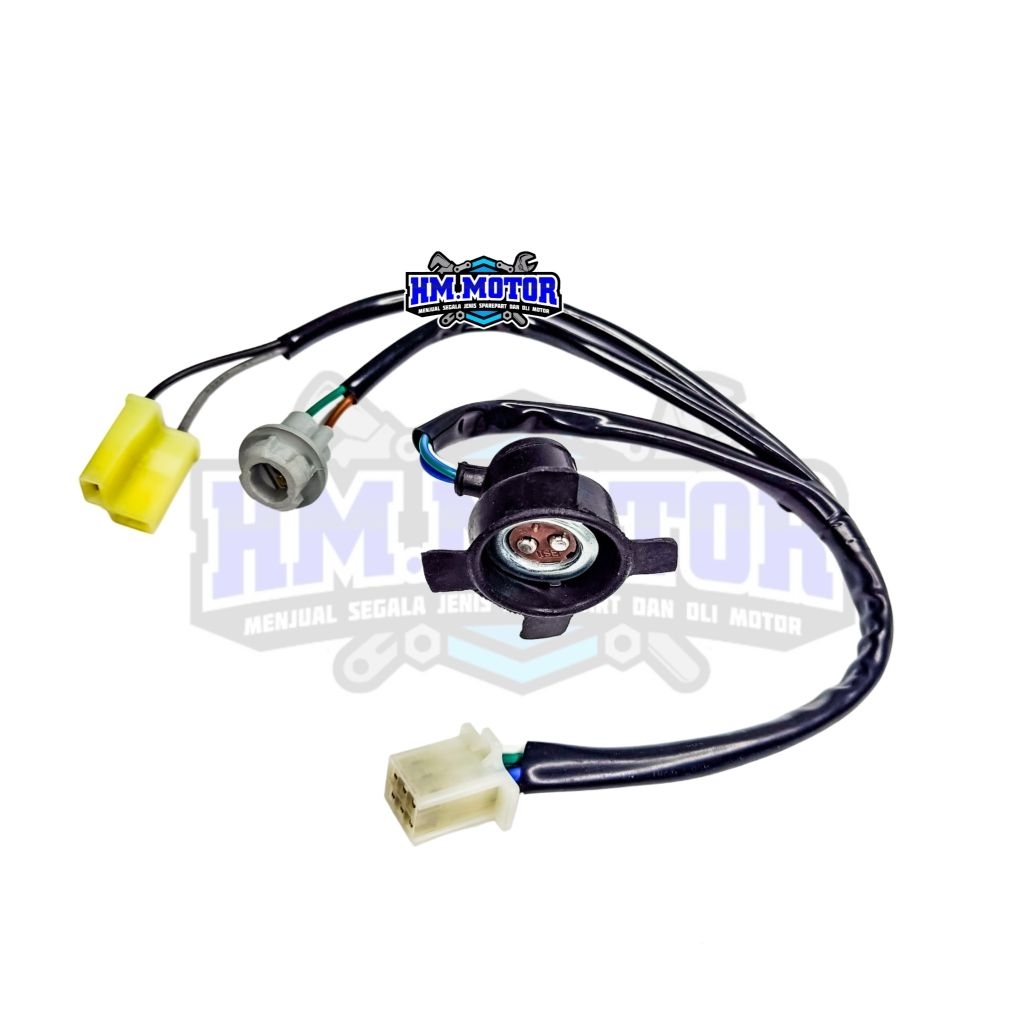 FITTING LAMPU DEPAN SCOOPY KARBU KYT SOKET SOCKET LAMPU FROAN SET HONDA SCOOPY KARBU LAMA OLD KOMPLI