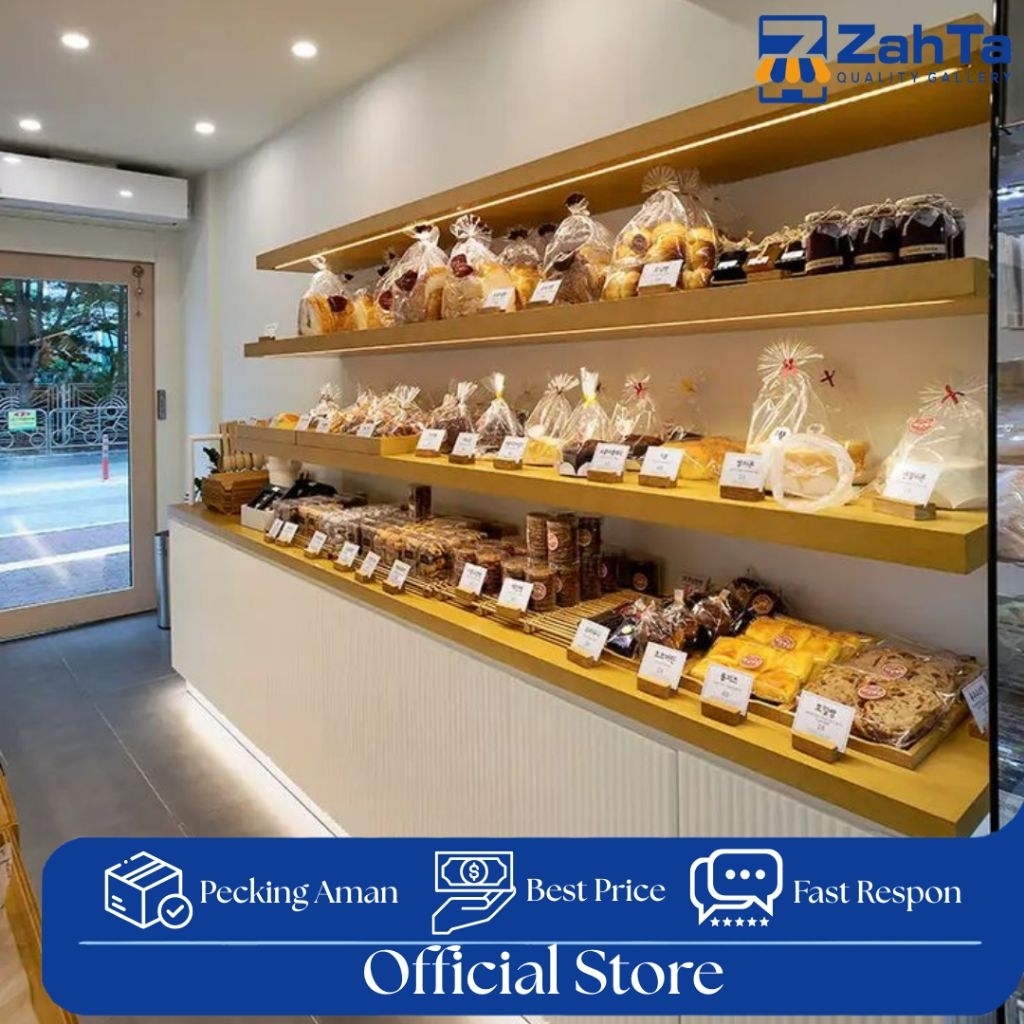 Rak Display Roti Toko Interior Roti Furniture Rak Display