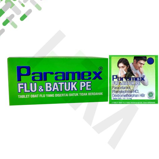 PARAMEX FLU DAN BATUK BOX 25 STR 4 TAB