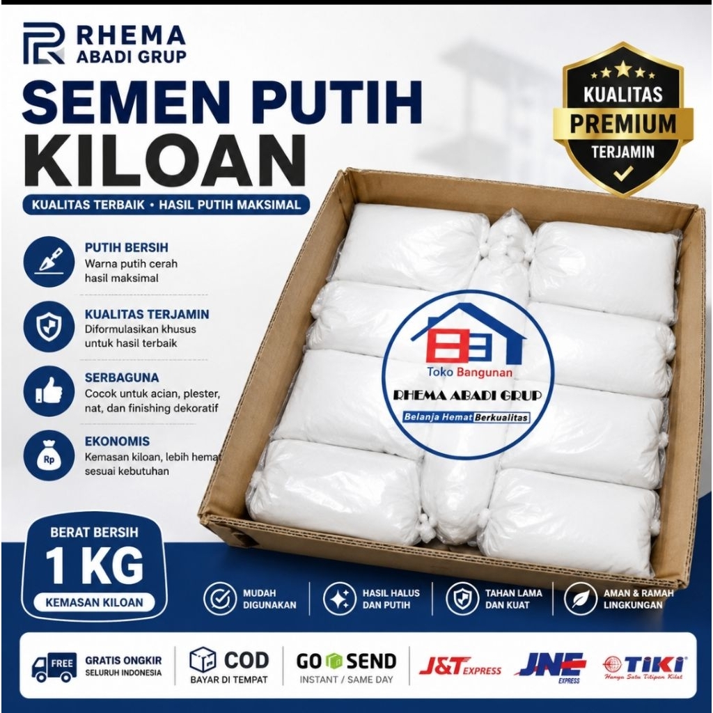 RHema Semen Putih 1Kg / Semen Putih Perkilo